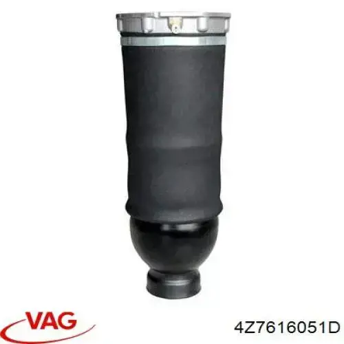Do koszyka 4Z7616051D VAG Poduszka pneumatyczna (resor pneumatyczny) mostu przedniego