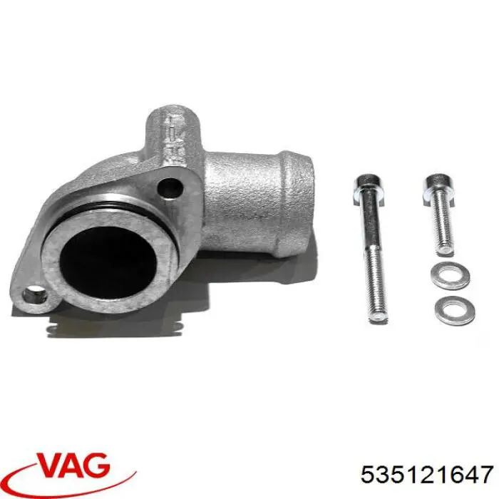Kołnierz układu chłodzenia (trójnik) VAG 535121647 cena, od 14,71 USD