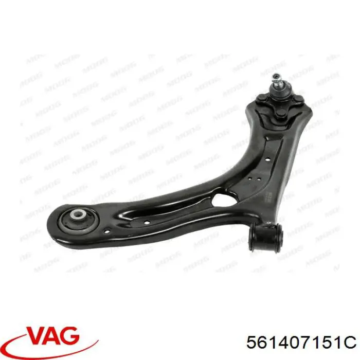 Wahacz zawieszenia przedniego dolny lewy VAG 561407151C cena, od 58,87 USD