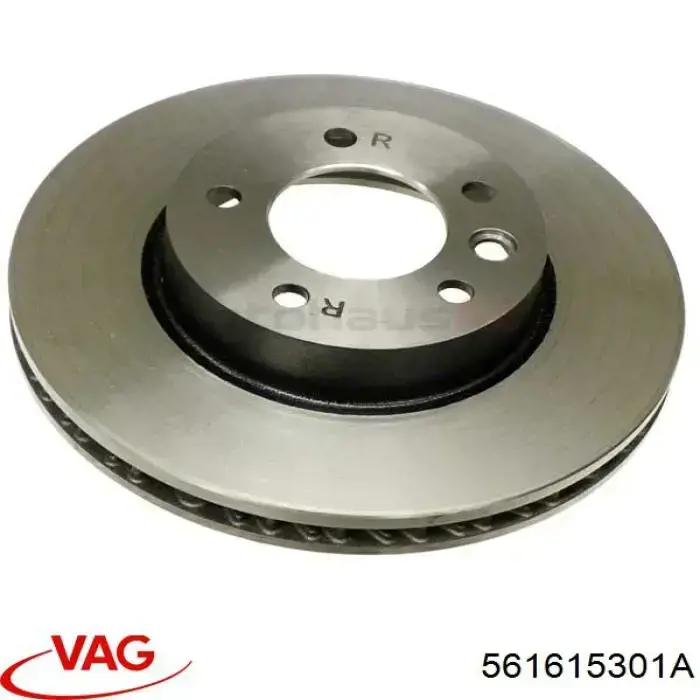 Tarcza hamulcowa przednia VAG 561615301A cena, od 66,06 USD