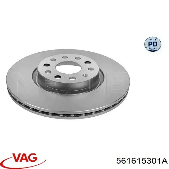 Tarcza hamulcowa przednia VAG 561615301A cena, od 66,06 USD