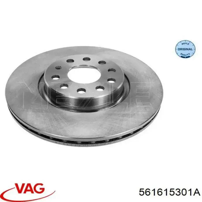 Tarcza hamulcowa przednia 561615301A VAG