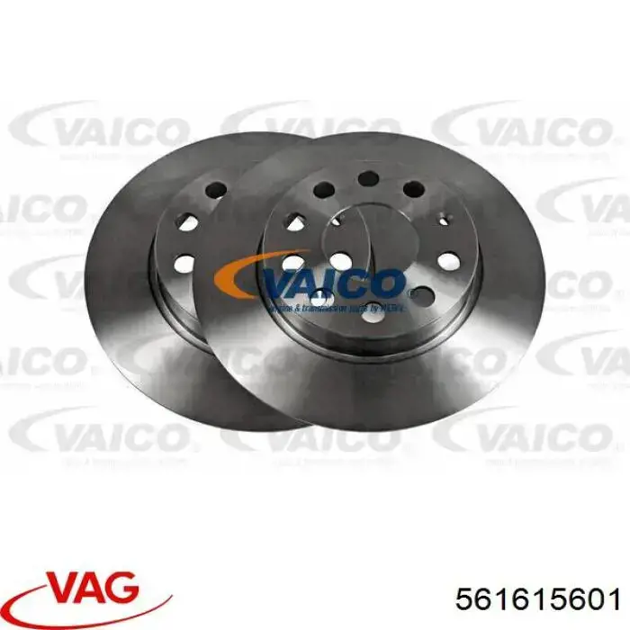 Tarcza hamulcowa tylna 561615601 VAG