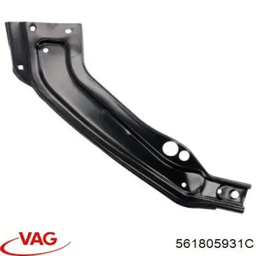 561805931C VAG Osłona chłodnicy lewa (panel mocowania reflektorów)
