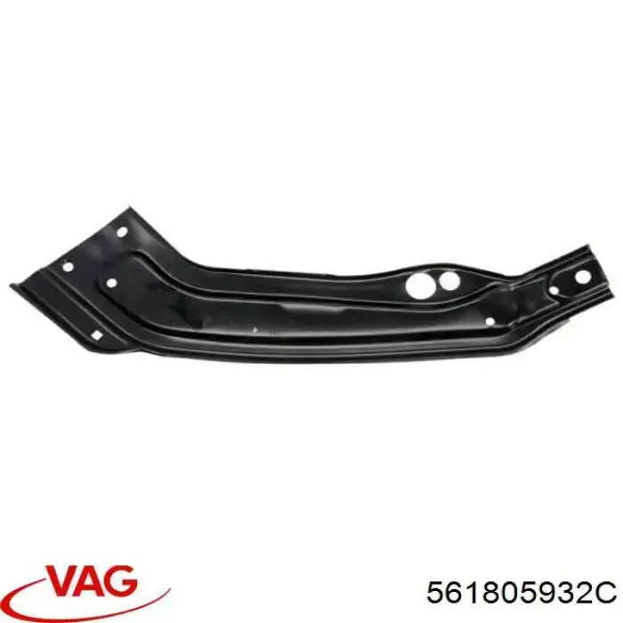 Osłona chłodnicy prawa (panel mocowania reflektorów) VAG 561805932C cena, od 14,83 USD