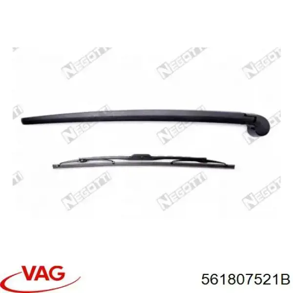 561807521B VAG Spojler tylnego zderzaka