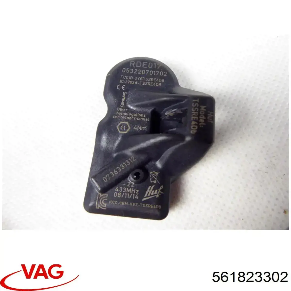 Do koszyka 561823302 VAG Zawias maski prawy
