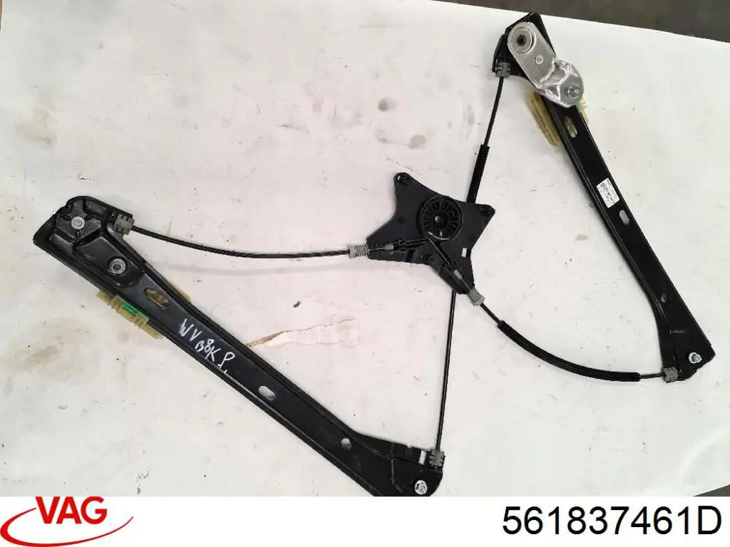 Do koszyka 561837461D VAG Mechanizm podnoszenia szyby drzwi przednich lewych