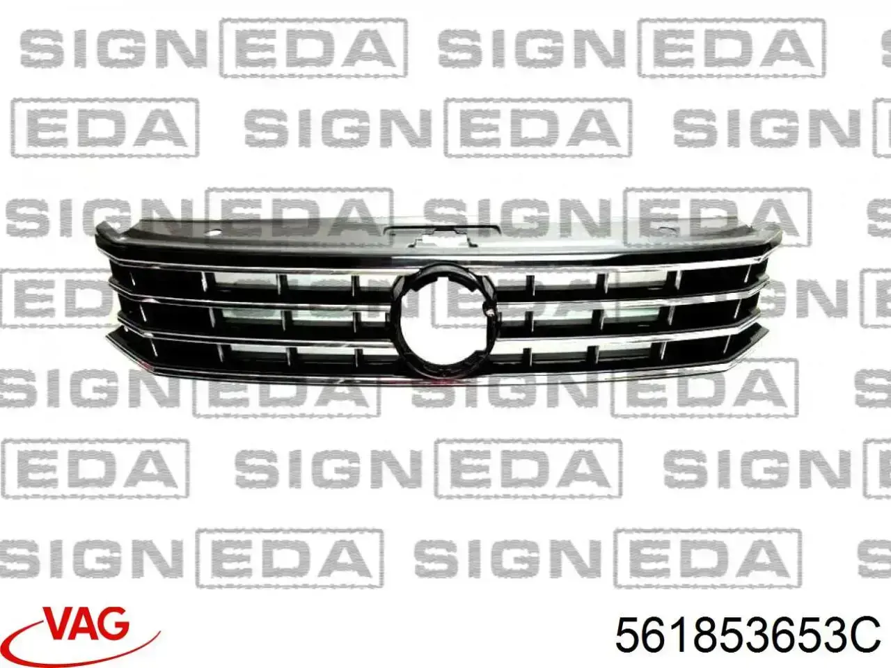 Atrapa chłodnicy VAG 561853653C cena, od 170,79 USD