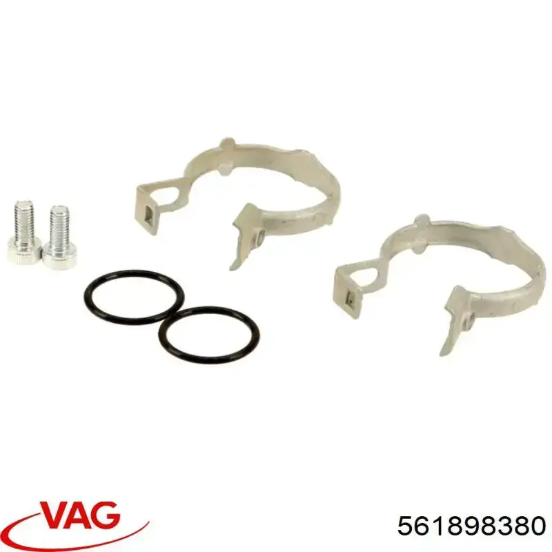 Zestaw uszczelek króćców chłodnicy ogrzewacza (nagrzewnicy) VAG 561898380 cena, od 24,81 USD