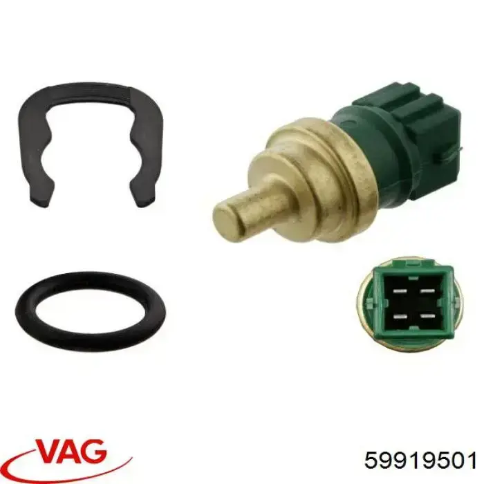 Do koszyka 59919501 VAG Czujnik temperatury płynu chłodzącego