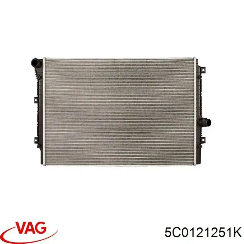 Do koszyka 5C0121251H VAG Chłodnica silnika