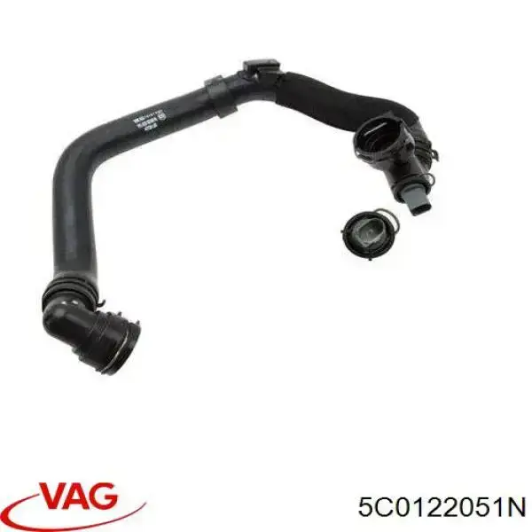 Przewód (króciec) chłodnicy dolny VAG 5C0122051N cena, od 47,06 USD