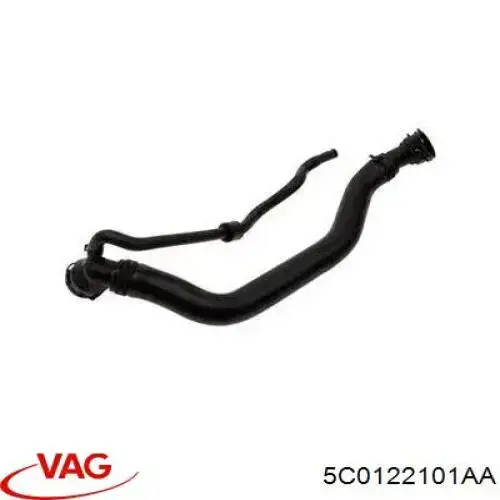 Przewód (króciec) chłodnicy górny VAG 5C0122101AA cena, od 15,69 USD