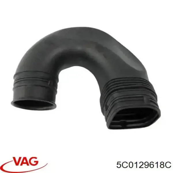 Króciec powietrza, wlot filtra powietrznego VAG 5C0129618C cena, od 67,28 USD