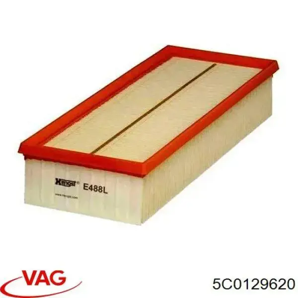 Do koszyka 5C0129620 VAG Filtr powietrza