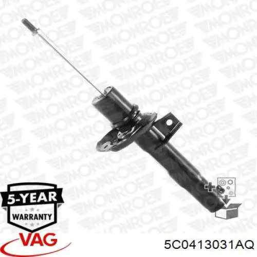 Amortyzator przedni 5C0413031AQ VAG