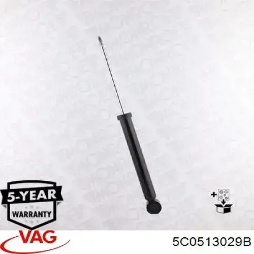 Do koszyka 5C0513029B VAG Amortyzator tylny