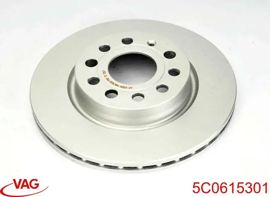5C0615301 VAG Tarcza hamulcowa przednia
