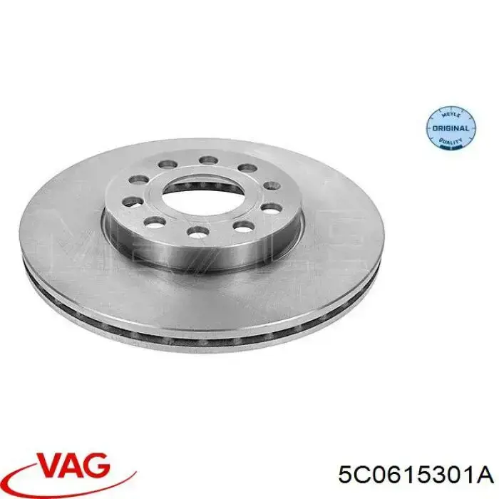 Tarcza hamulcowa przednia 5C0615301A VAG