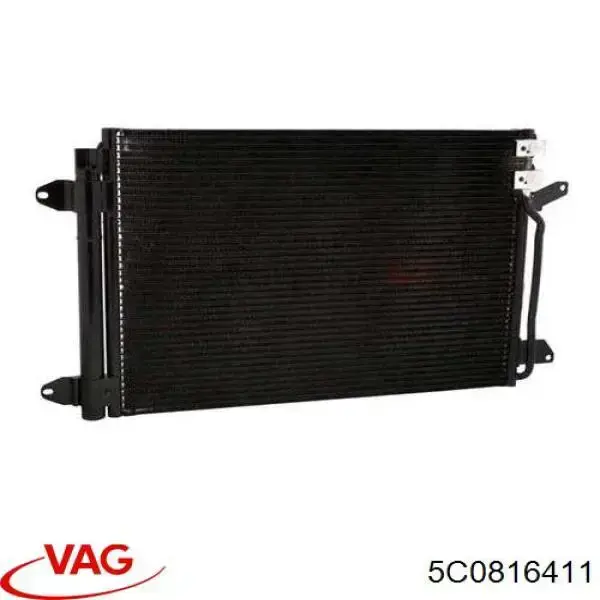 Chłodnica klimatyzacji VAG 5C0816411 cena, od 111,54 USD