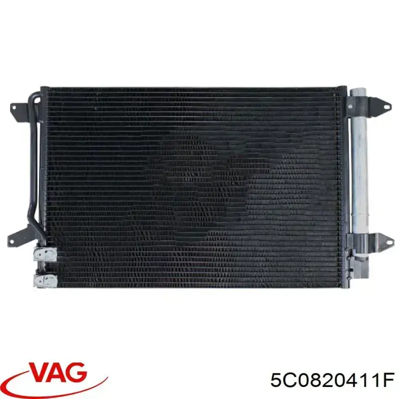 Chłodnica klimatyzacji VAG 5C0820411F cena, od 111,10 USD