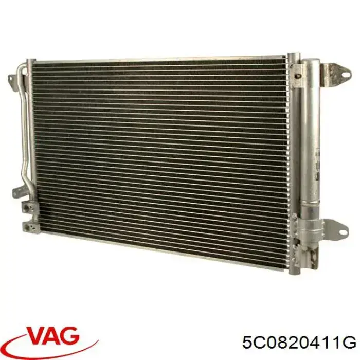 Chłodnica klimatyzacji VAG 5C0820411G cena, od 91,56 USD