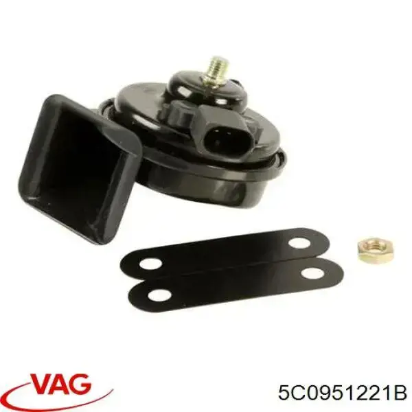 Do koszyka 5C0951221B VAG Sygnał dźwiękowy (klakson)