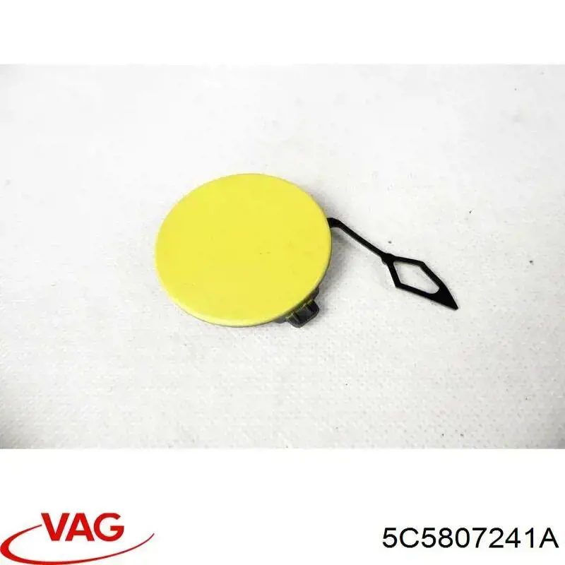 5C5807241A VAG Zaślepka haku holowniczego zderzaka przednia