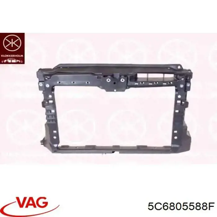 Osłona chłodnicy kompletna (panel mocowania reflektorów) VAG 5C6805588F cena, od 43,31 USD