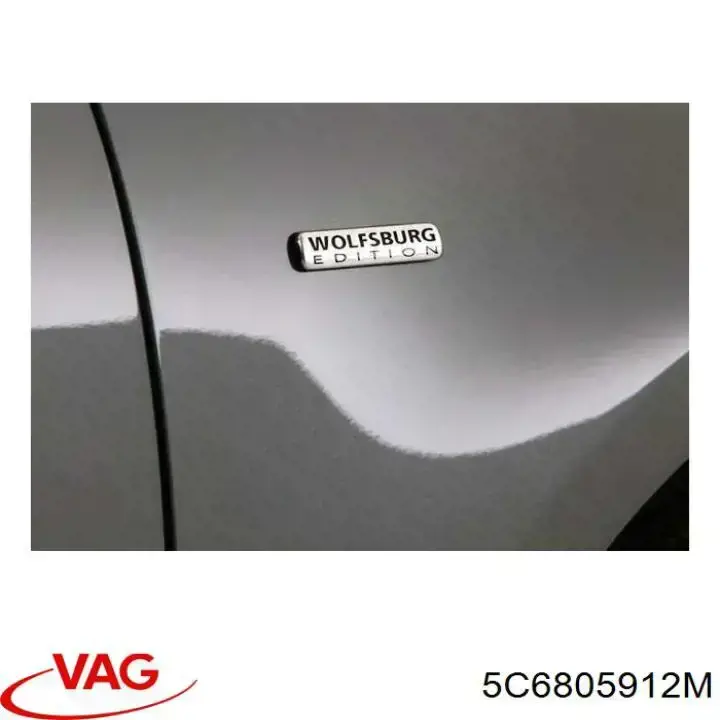 5C6805912M VAG Nadkole błotnika przedniego prawe