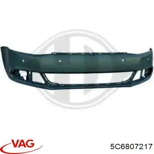 5C6807217 VAG Zderzak przedni