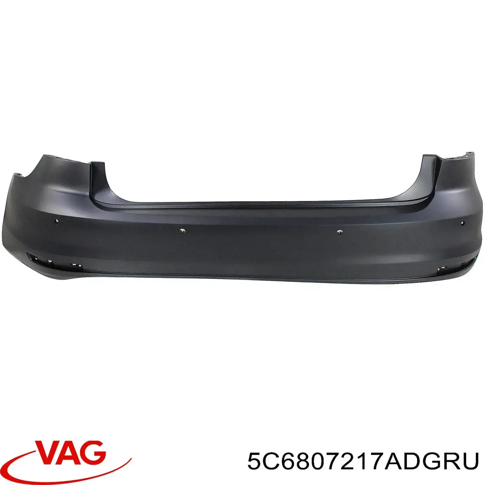 5C6807217ADGRU VAG Zderzak przedni