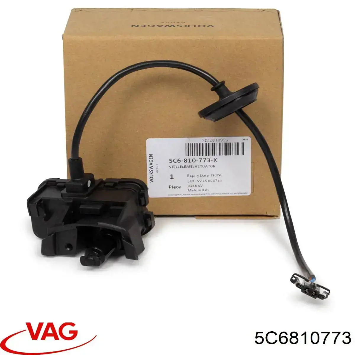 Zamek klapki wlewu paliwa = siłownik klapki wlewu paliwa VAG 5C6810773 cena, od 23,23 USD