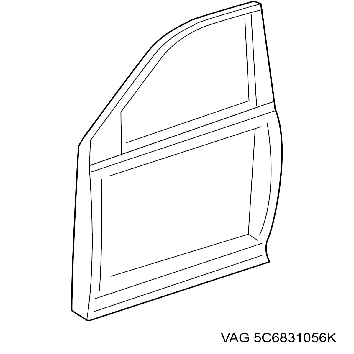 Drzwi przednie prawe Volkswagen Jetta VI sedana (162, 163, AV3, AV2, AY2, AY3) (2011 - 2019) cena, od 963,54 USD