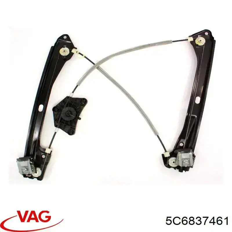 Do koszyka 5C6837461 VAG Mechanizm podnoszenia szyby drzwi przednich lewych