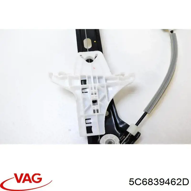 5C6839462D VAG Mechanizm podnoszenia szyby drzwi tylnych prawych