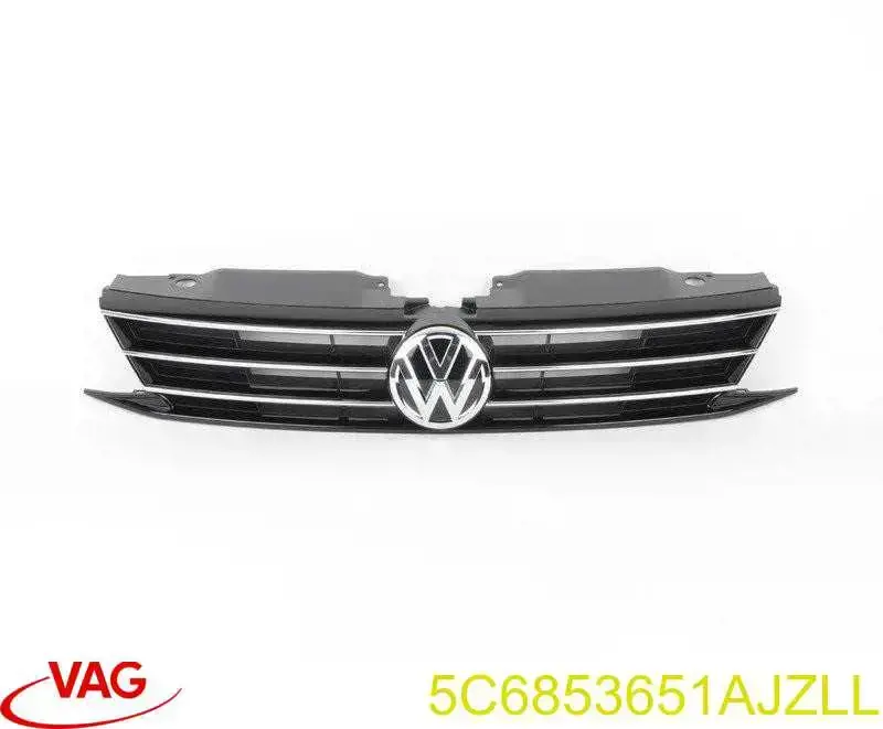 5C6853651AJZLL VAG Atrapa chłodnicy