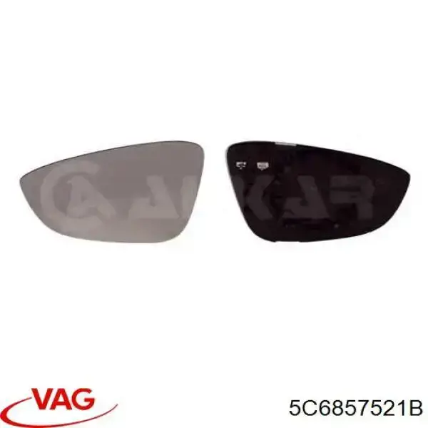 5C6857521B VAG Wkład lusterka wstecznego lewego