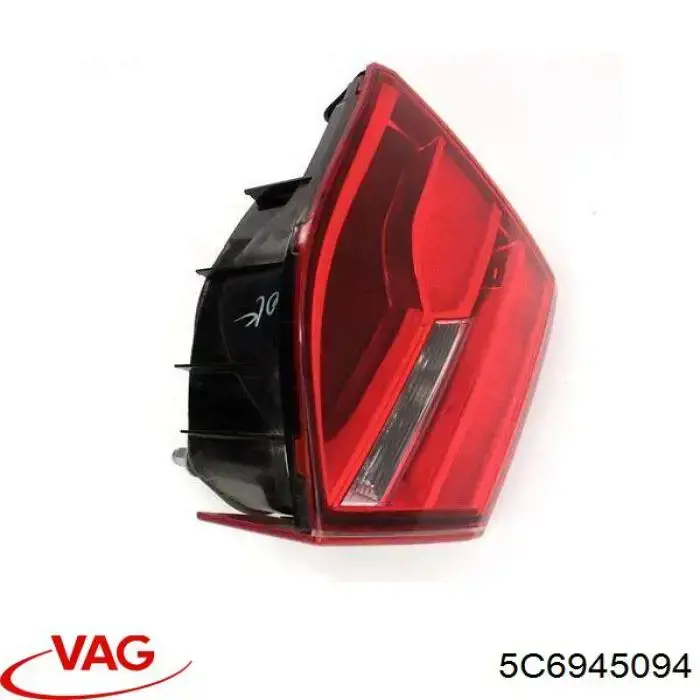 Do koszyka 5C6945094 VAG Lampa zespolona tylna prawa wewnętrzna