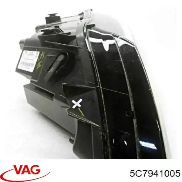 Reflektor lewy 20C562001N TYC