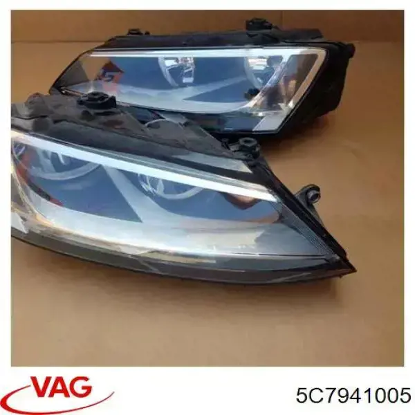 Do koszyka 5C7941005 VAG Reflektor lewy