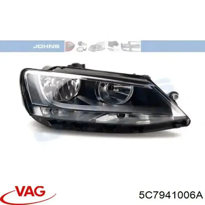 Reflektor prawy VAG 5C7941006A cena, od 177,71 USD
