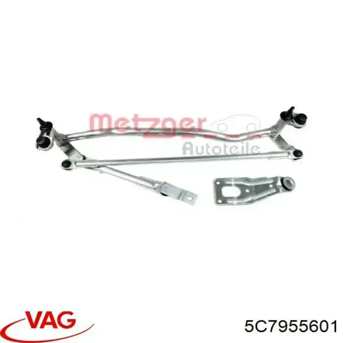 5C7955601 VAG Mechanizm wycieraczek
