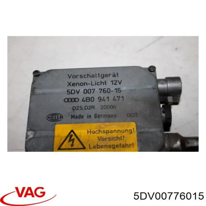 Urządzenie zapłonowe (ksenon) VAG 5DV00776015 cena, od 62,99 USD