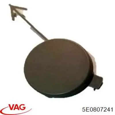 5E0807241 VAG Zaślepka haku holowniczego zderzaka przednia