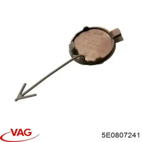 Zaślepka haku holowniczego zderzaka przednia AND 30807184 cena, od 8,01 USD