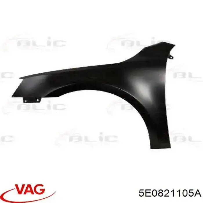 5E0821105A VAG Błotnik przedni lewy