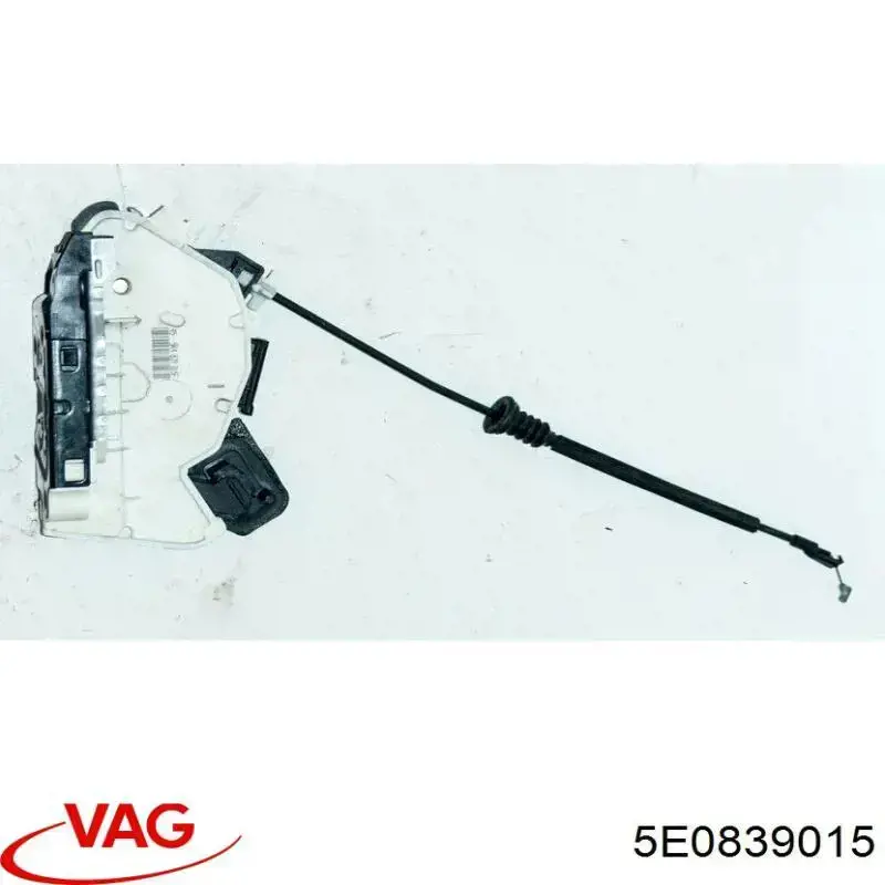 5E0839015 VAG Zamek drzwi tylnych lewych