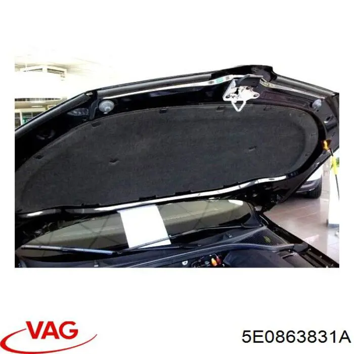5E0863831A VAG Wygluszenie maski